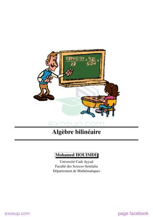Thumbnail of book Algèbre bilinéaire cover