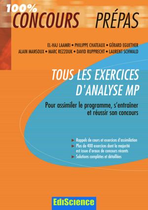 Thumbnail of book Tous les exercices d'Analyse MP cover