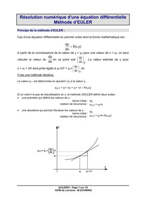Thumbnail of book Résolution d'une équation différentielle cover