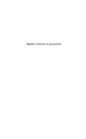 Thumbnail of book Applications mathématiques avec Matlab 1. Algèbre linéaire et géométrie cover
