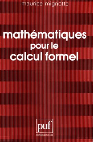 Thumbnail of book mathématiques pour le calcul formel cover