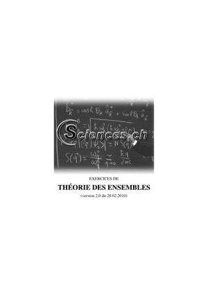 Thumbnail of book Serveur d'exercices Sciences.ch - Théorie des ensembles cover