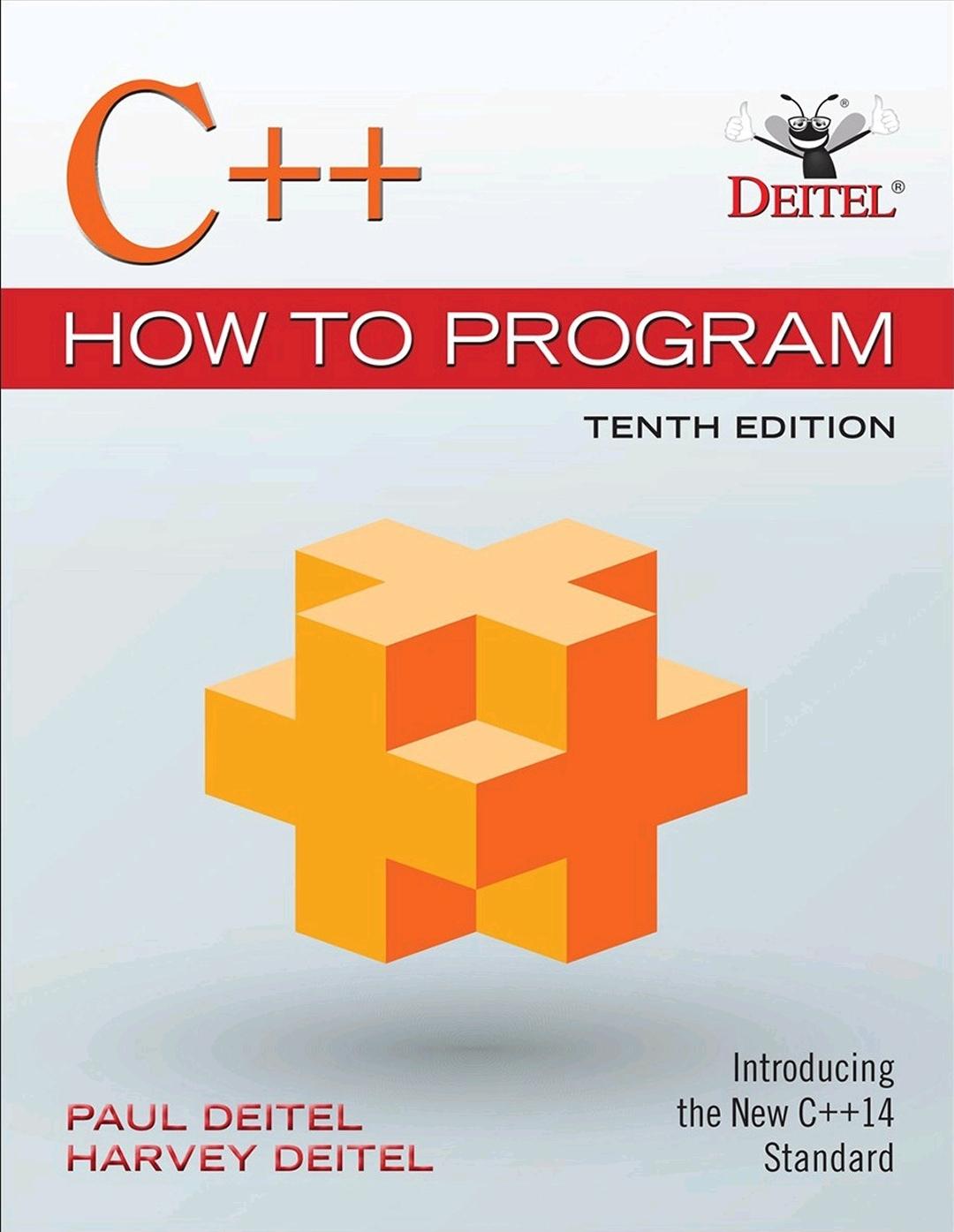 Thumbnail of book C++ How To Program 10th edition  cover