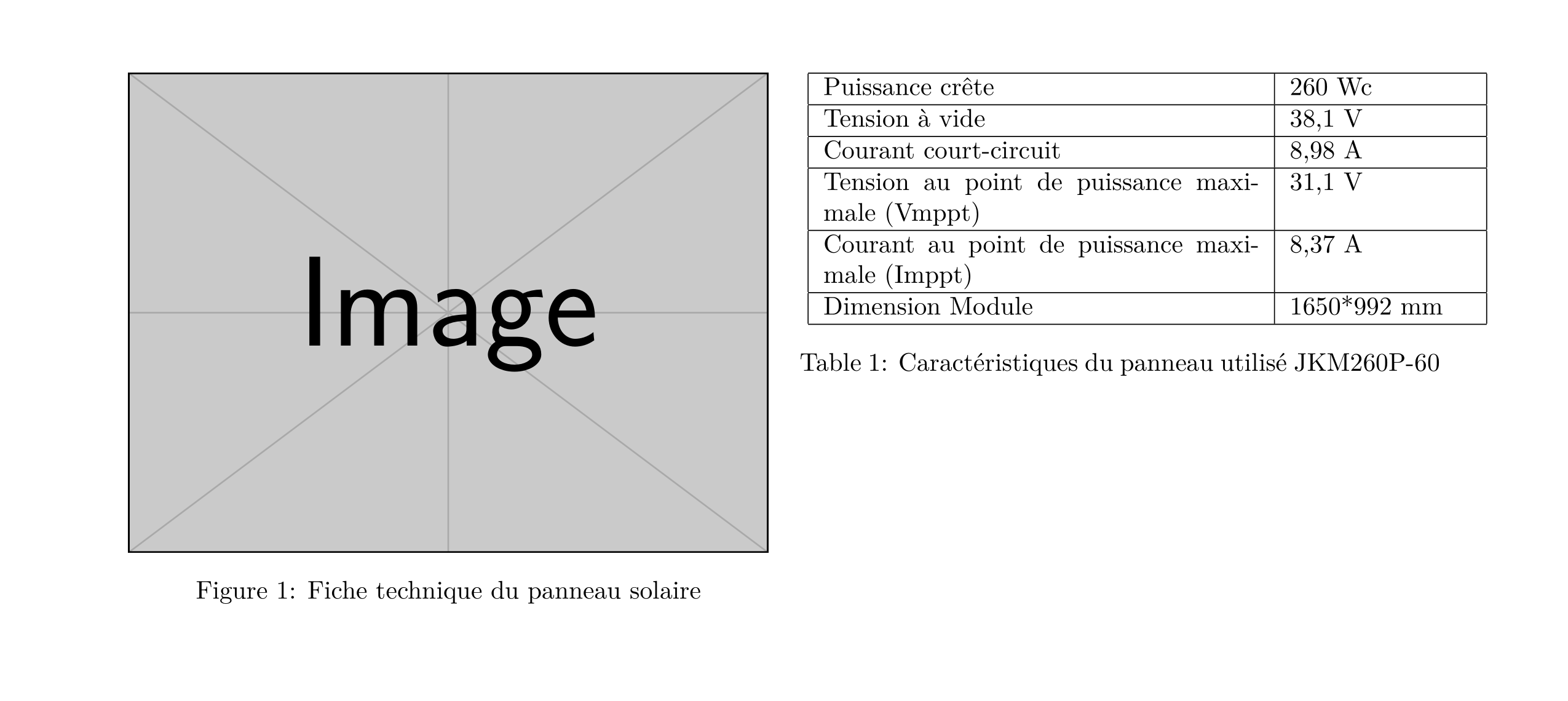 Align Figures: graphicx and tabular