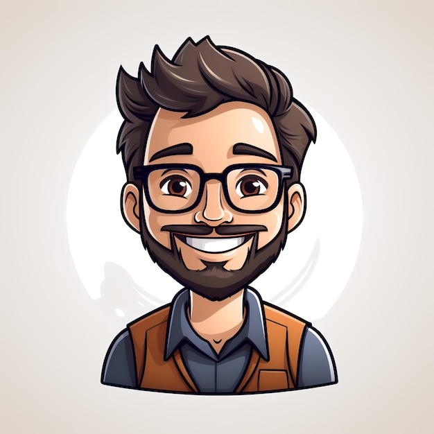 Teacher Man Avatar Icon