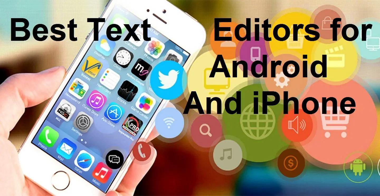 Banner of Top Text Editor Apps for Android and iPhone in 2023