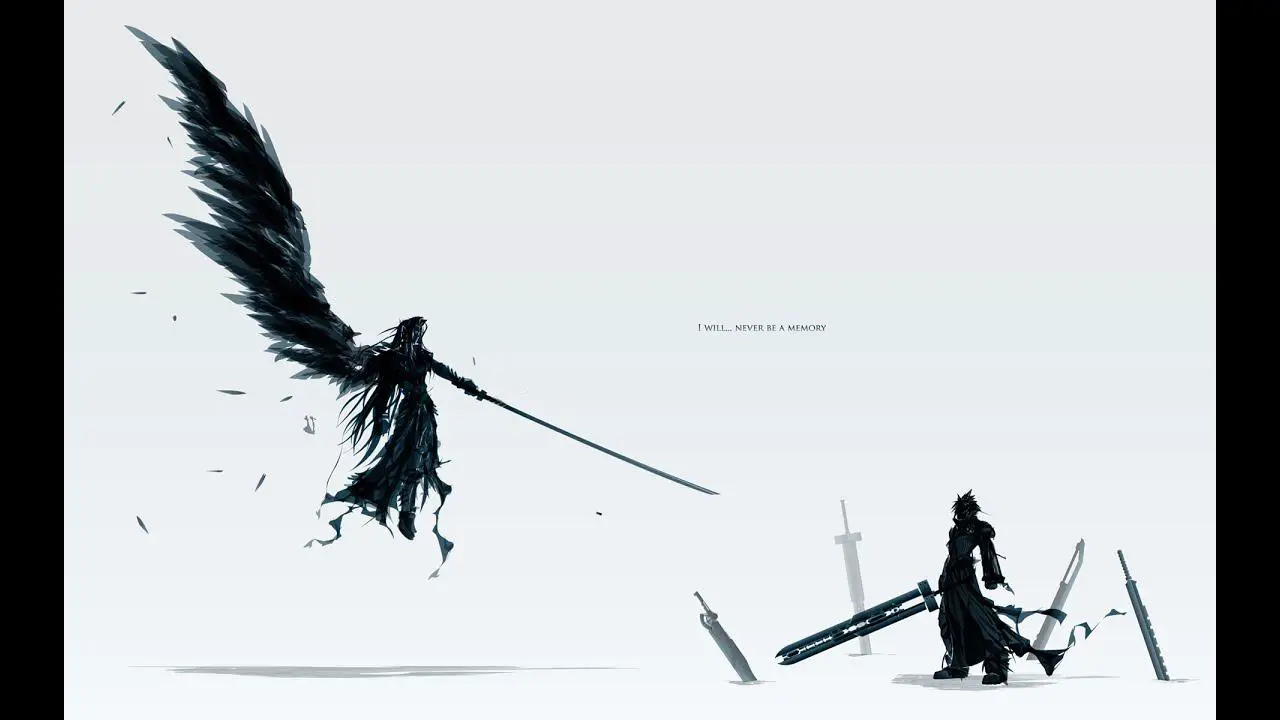 Banner of Cloud vs. Sephiroth: I will never be a memory