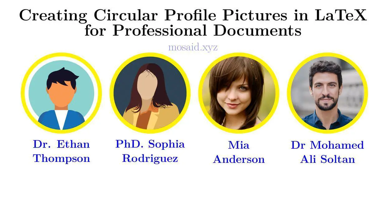 Banner of LaTeX Tutorial: Making Circular Profile Pictures for CVs and Seminars
