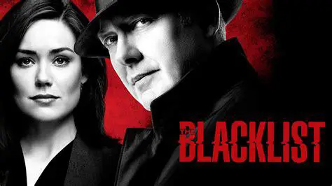 Banner of The Blacklist poster containing images of  James Spader and Megan Boone