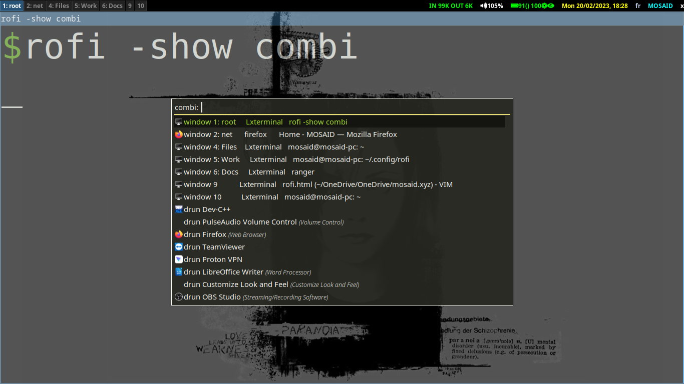 Banner of Rofi - A Window Switcher, Application Launcher, SSH Dialog, dmenu Replacement and More