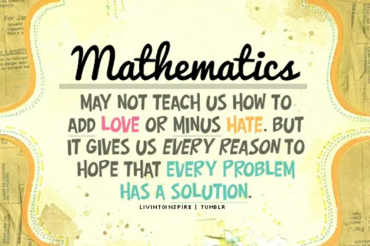 Mathematics quotes