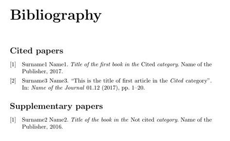Manual Order of References in LaTeX