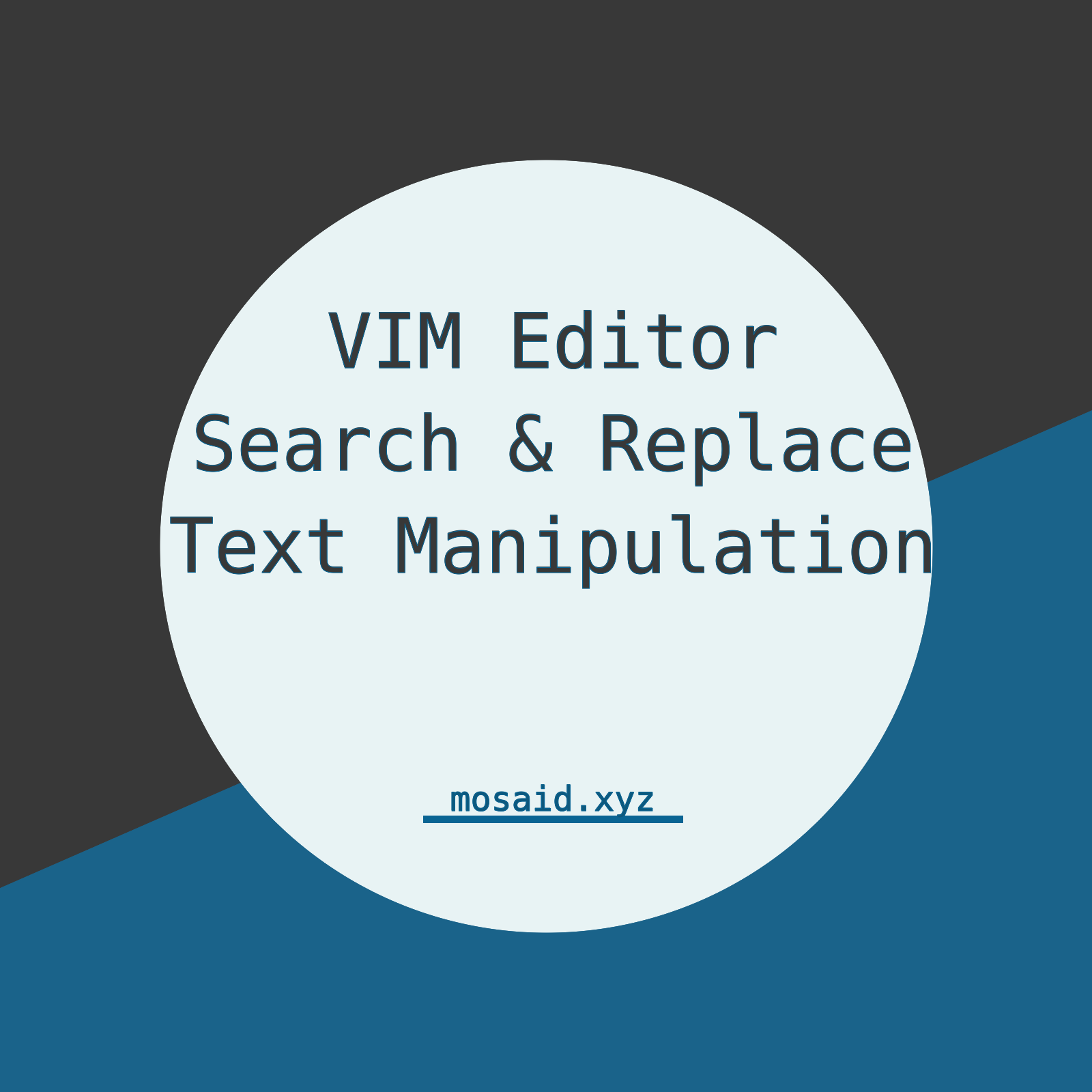 Vim Mastery: Streamline Text Editing with Search and Replace Techniques