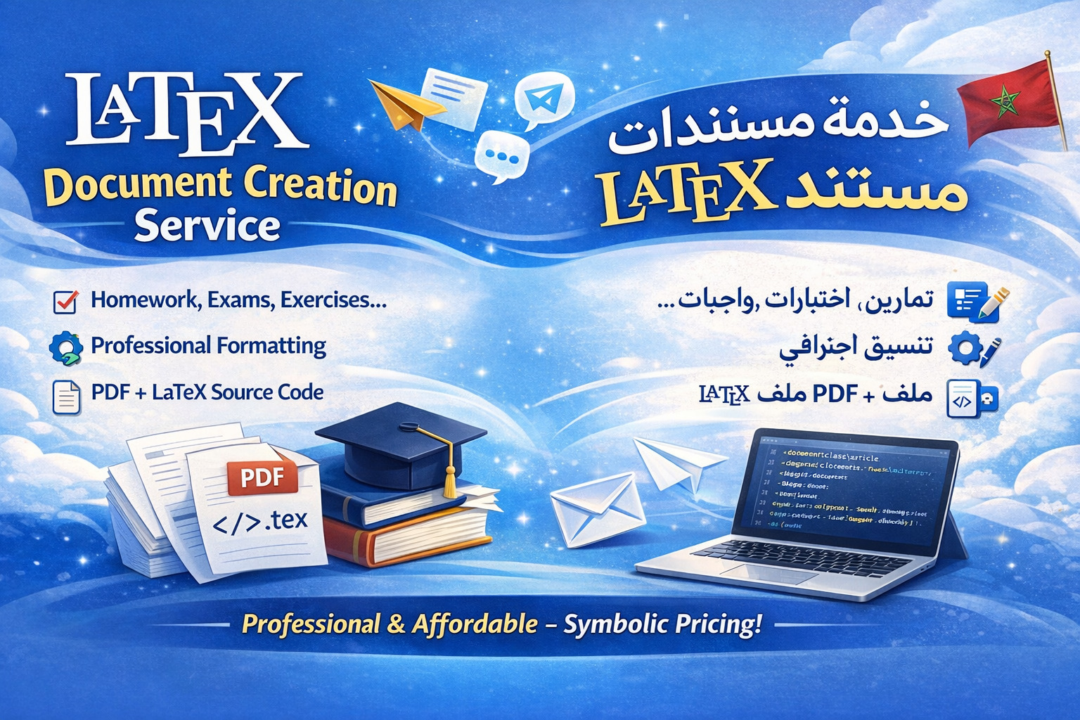 Professional LaTeX Document Creation – Affordable Rates