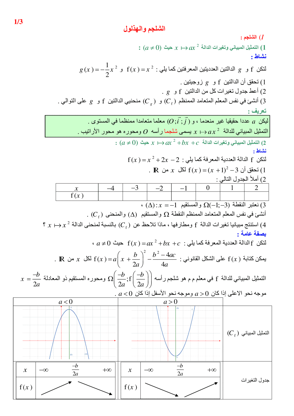 maths Course for tronc-commun-sciences PDF preview